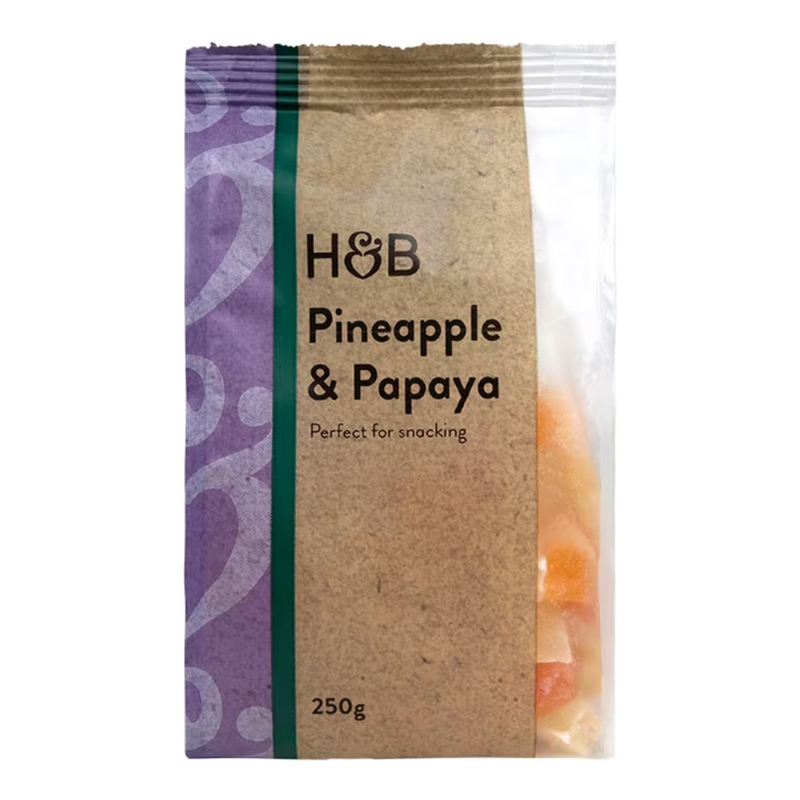 Holland & Barrett Pineapple & Papaya Chunks 250g | London Grocery