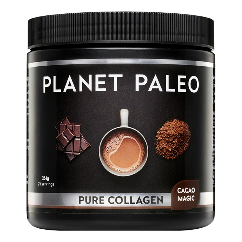 Planet Paleo Pure Collagen Cacao Magic 264g | London Grocery