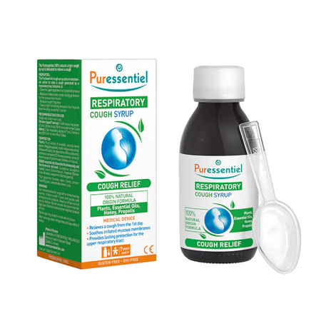 Puressentiel Respiratory Cough Syrup 125 ml | London Grocery