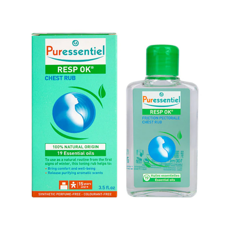 Puressentiel Resp OK® Natural Chest Rub with 19 Essential Oils 100ml | London Grocery