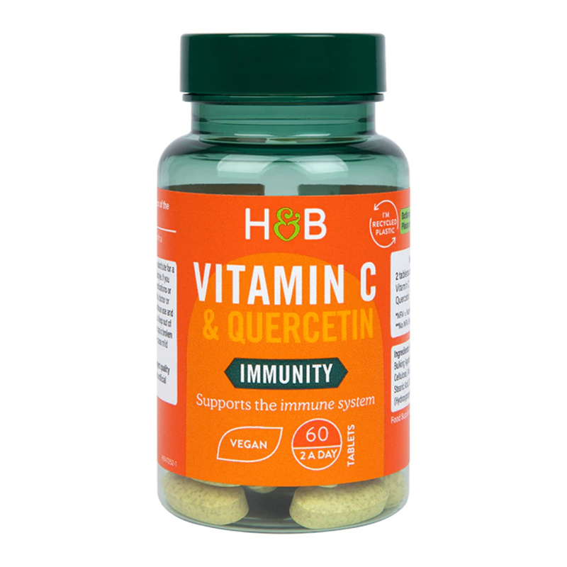 Holland & Barrett Quercetin Plus Vitamin C 60 Tablets | London Grocery