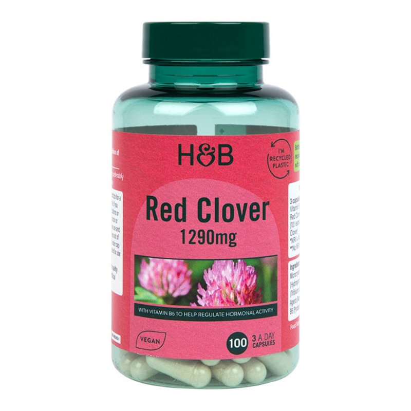 Holland & Barrett Red Clover Extract 100 Capsules | London Grocery