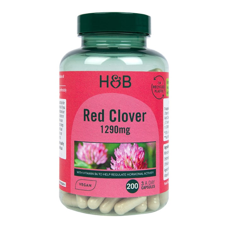 Holland & Barrett Red Clover Extract 200 Capsules | London Grocery