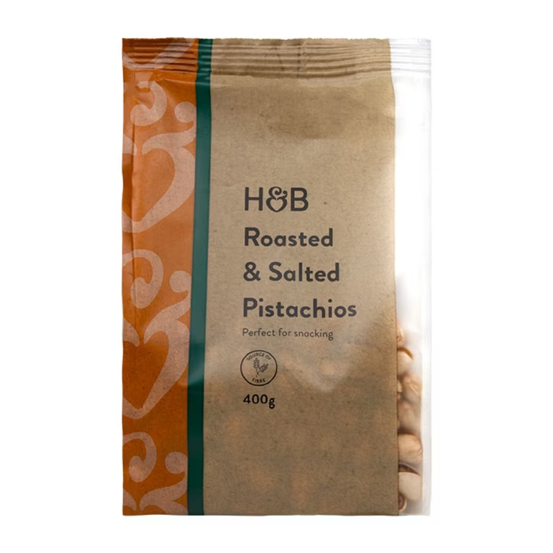 Holland & Barrett Roasted & Salted Pistachio Nuts 400g | London Grocery