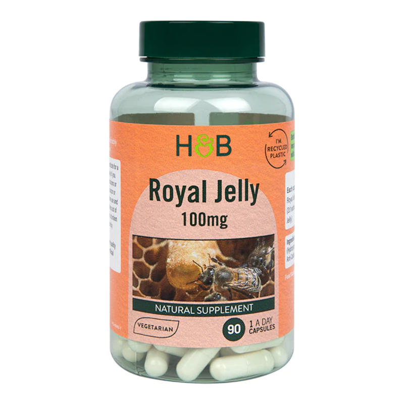 Holland & Barrett Royal Jelly 100mg 90 Capsules | London Grocery