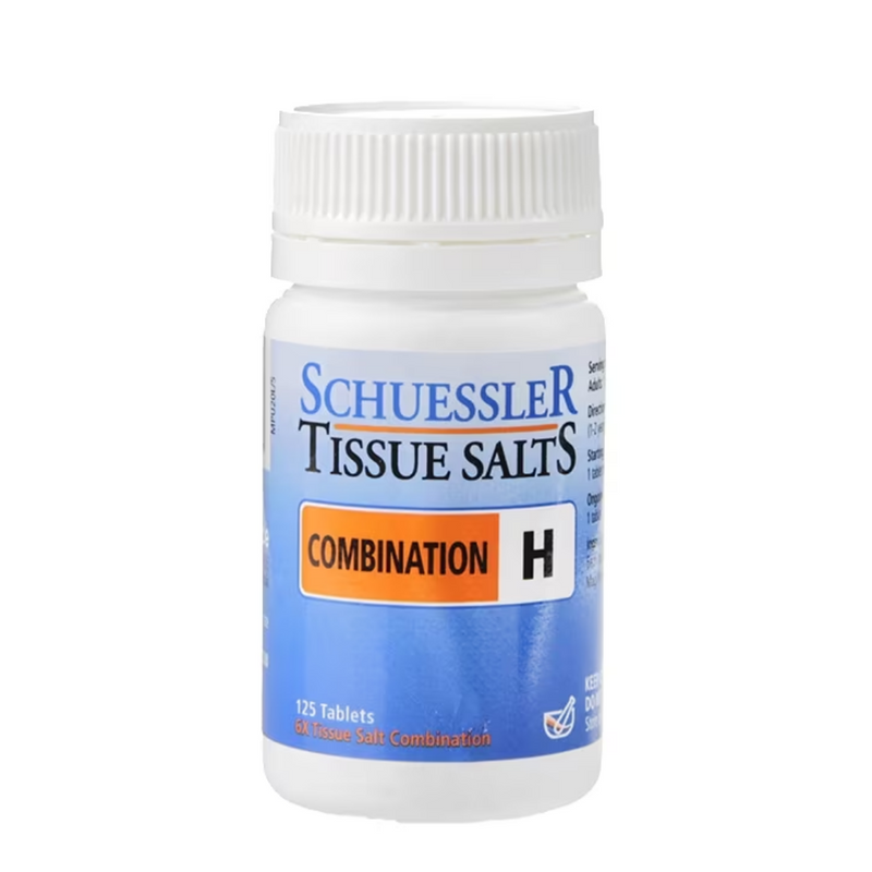 Schuessler Combination H Salt Tissues 125 Tablets | London Grocery