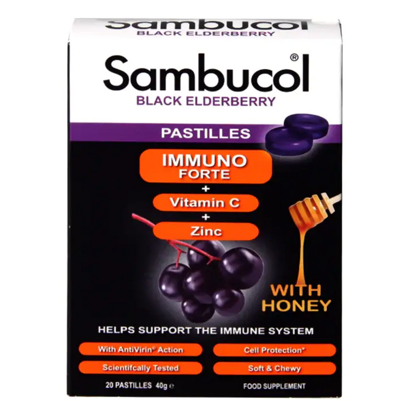 Sambucol Immune Forte Pastilles | London Grocery