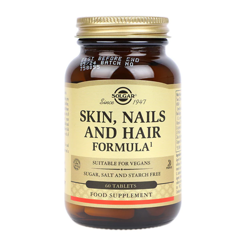 Solgar Skin, Nails and Hair Formula 60 Tablets | London Grocery