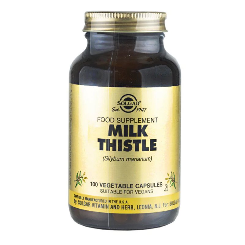 Solgar Milk Thistle 100 Vegetable Capsules | London Grocery