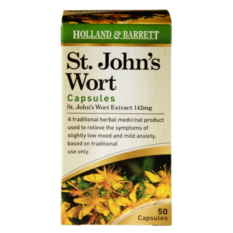 Holland & Barrett St John's Wort 50 Capsules | London Grocery