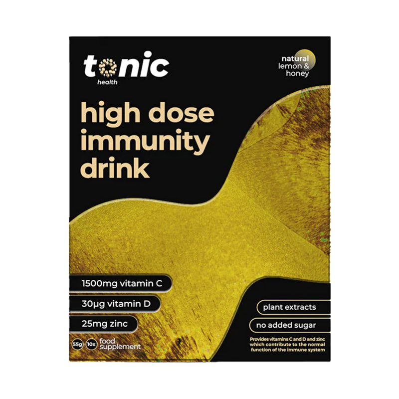 Tonic Health High Dose Immunity Drink Lemon & Honey Flavour 10 Sachets | London Grocery