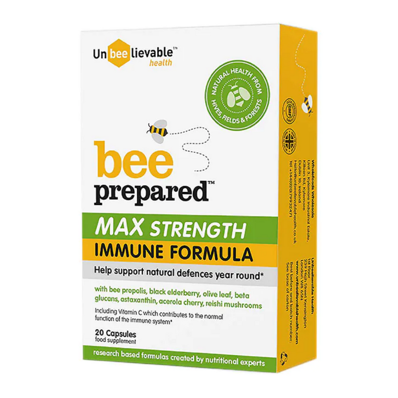 Unbeelievable Health Bee Prepared Max Strength 20 Capsules | London Grocery