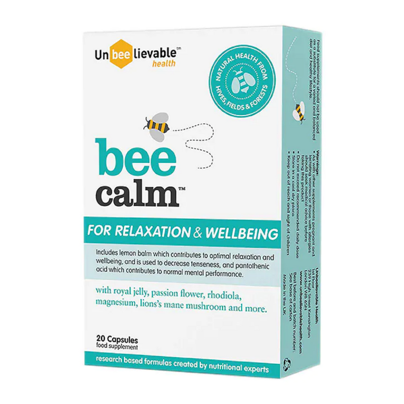 Unbeelievable Health Bee Calm 20 Capsules | London Grocery