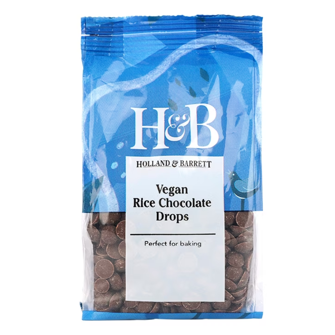 Buy Holland & Barrett Vegan Rice Chocolate Drops 125g | London Grocery