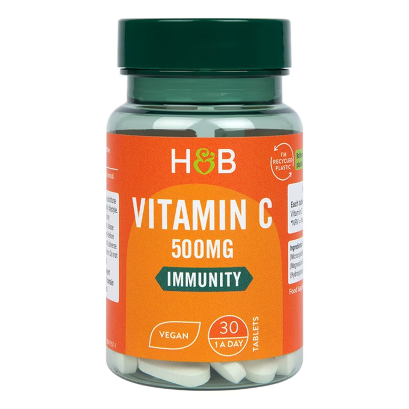 Holland & Barrett Vitamin C 500mg 30 Tablets | London Grocery