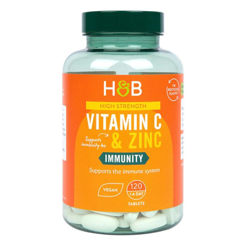 Holland & Barrett Vitamin C & Zinc 120 Tablets | London Grocery