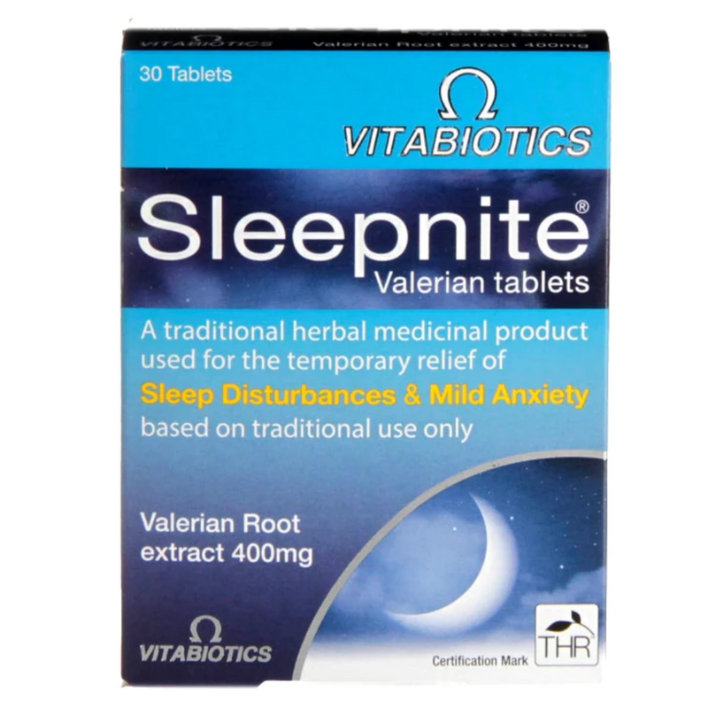 Vitabiotics Sleepnite Valerian 30 Tablets | London Grocery