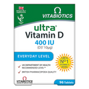 Vitabiotics Ultra Vitamin D 400IU 96 Tablets | London Grocery