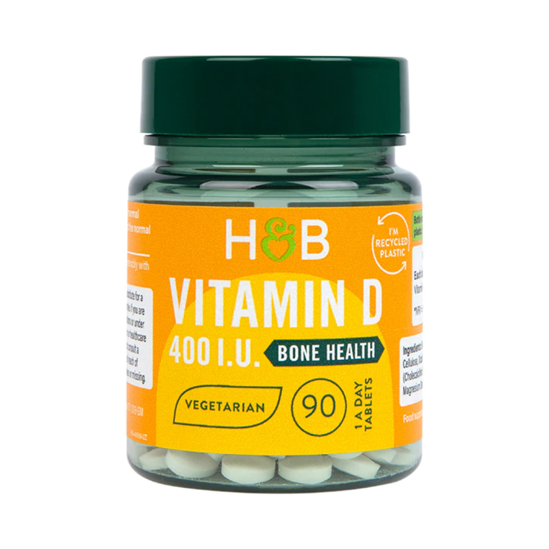 Holland & Barrett Vitamin D3 400 I.U. 10ug 90 Tablets | London Grocery