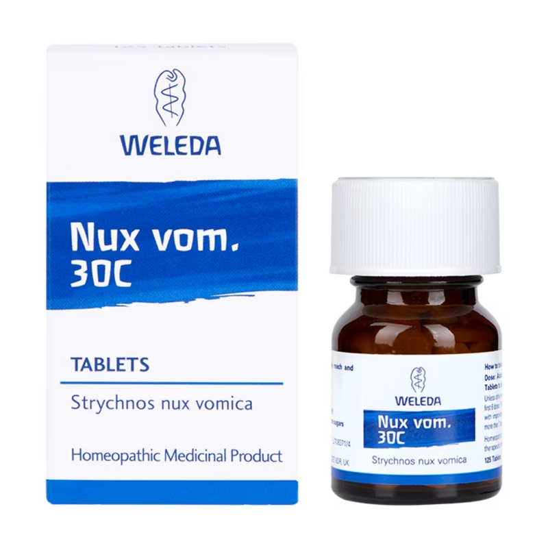 Weleda Nux. Vom 30c 125 Tablets | London Grocery