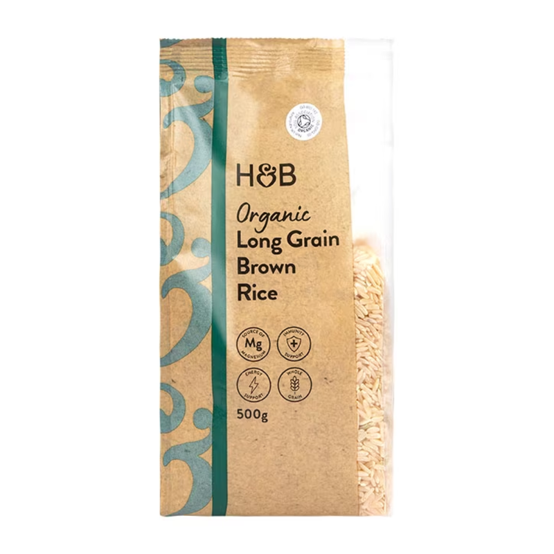 Holland & Barrett Organic Wholegrain Long Grain Rice 500g | London Grocery