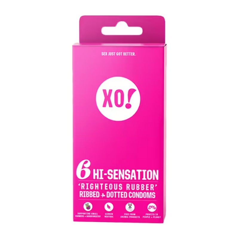 XO! Hi-Sensation Condoms - 6 Pack | London Grocery