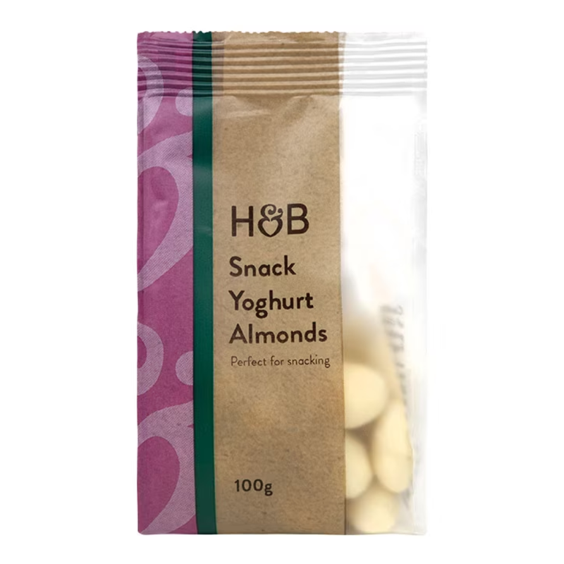 Holland & Barrett Yogurt Flavour Coated Almonds 100g | London Grocery