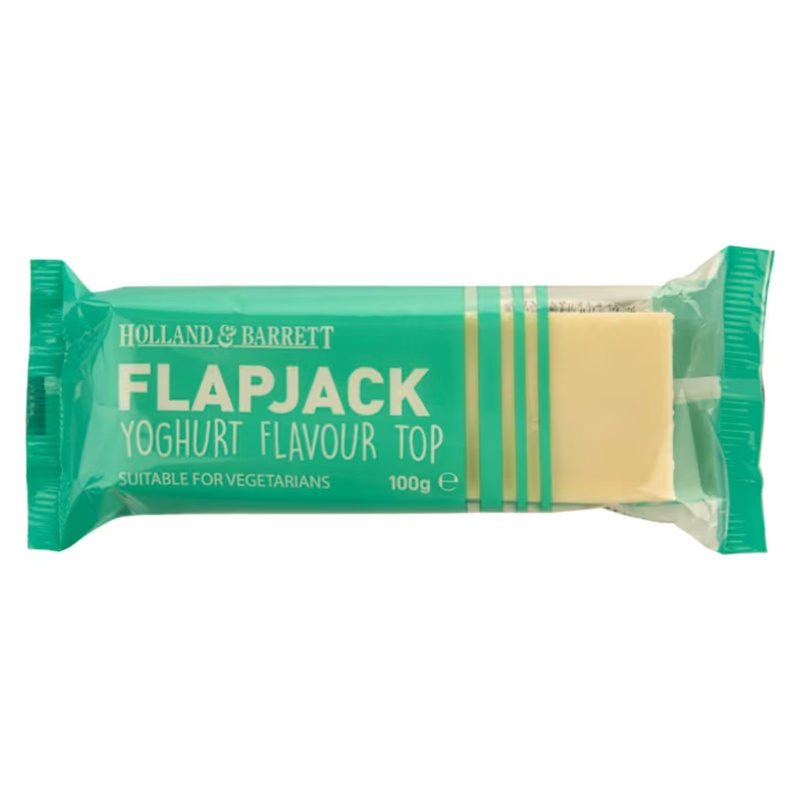 Holland & Barrett Yoghurt Flavour Top Flapjack 100g | London Grocery