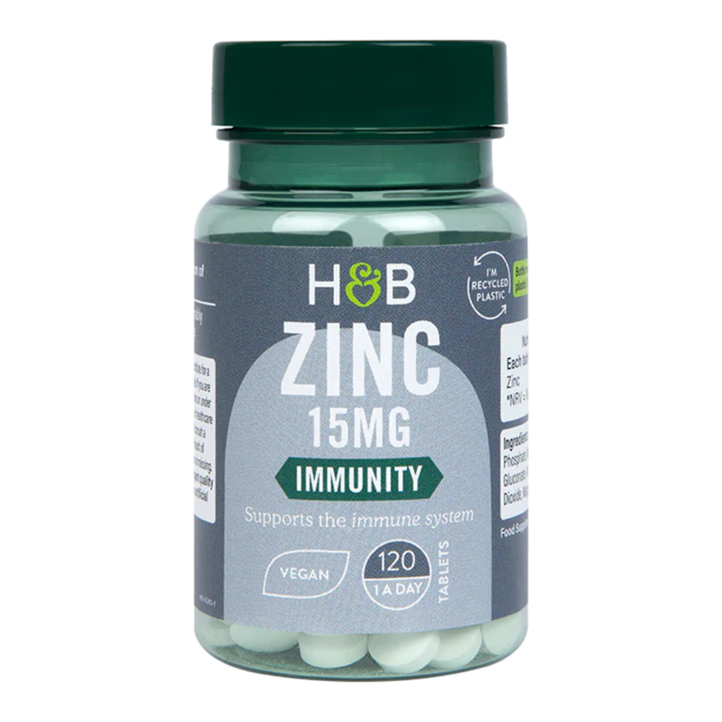 Holland & Barrett Zinc 15mg 120 Tablets | London Grocery