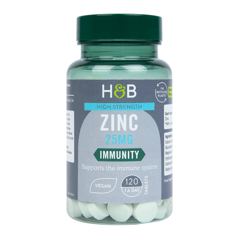 Holland & Barrett Zinc 25mg 120 Tablets | London Grocery