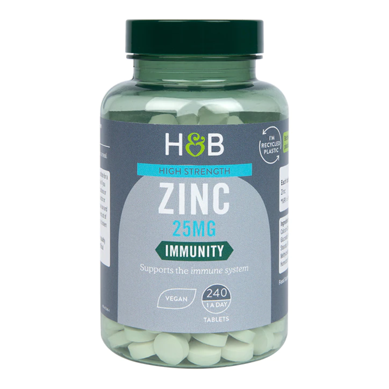 Holland & Barrett Zinc 25mg 240 Tablets | London Grocery