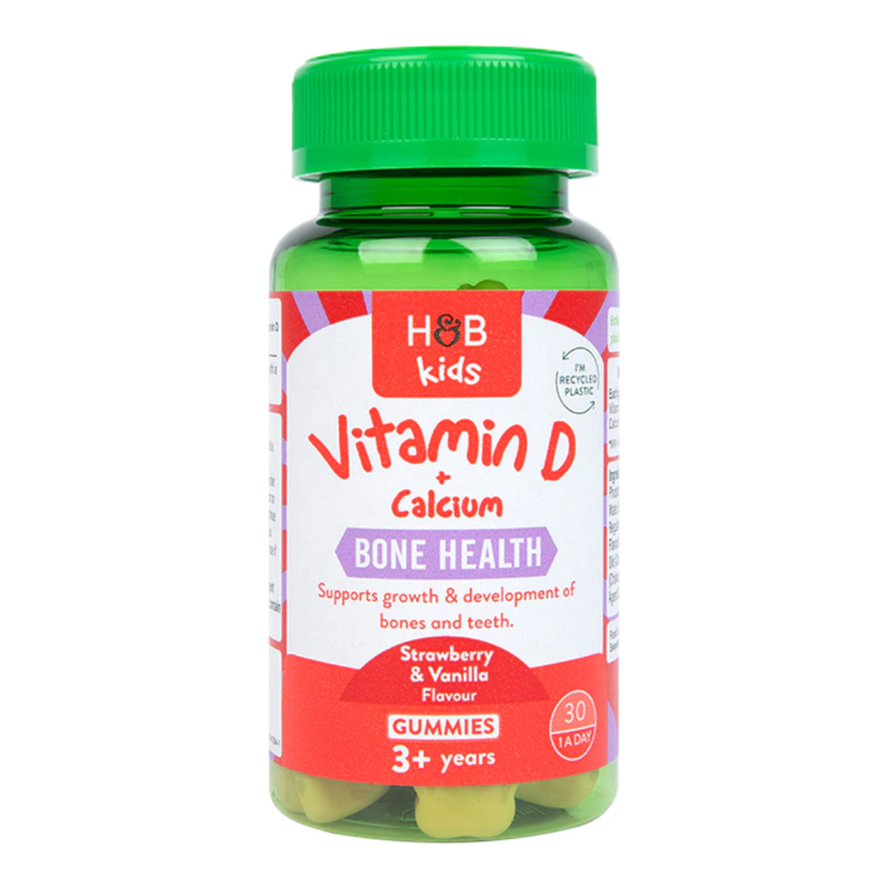 Holland and Barrett Kids Vitamin D & Calcium 30 Gummies | London Grocery
