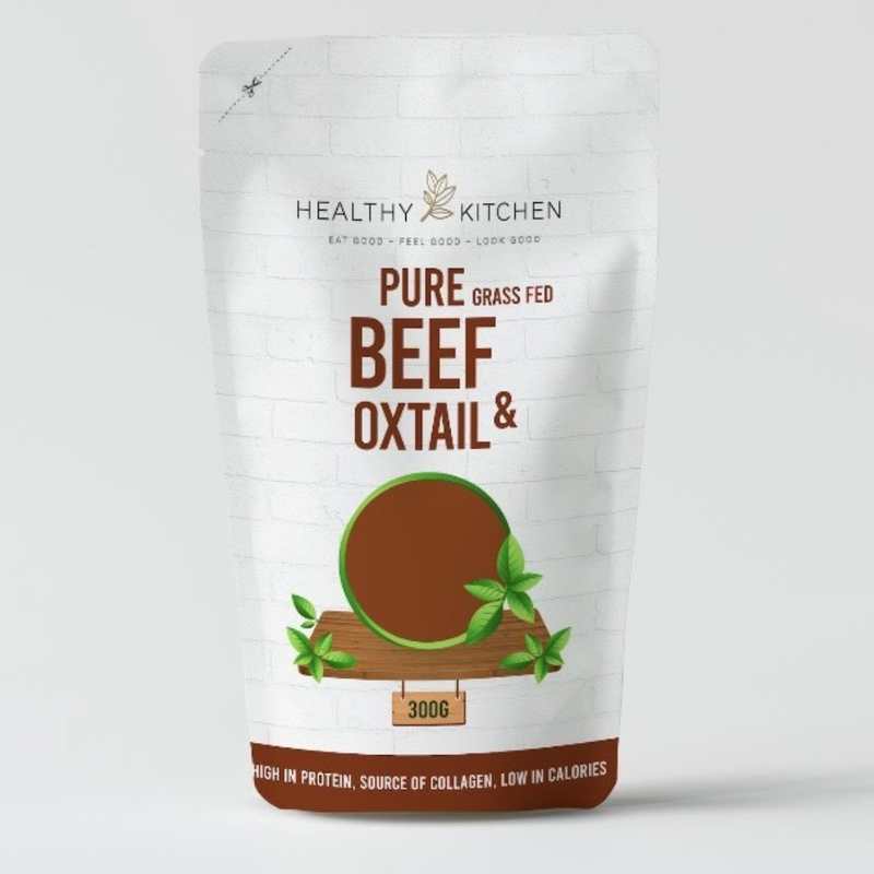 Healthy Kitchen Halal Organic Grass Fed Beef Broth 300gr - London Grocery