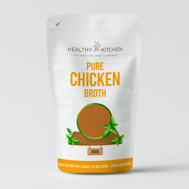 Healthy Kitchen Halal Organic Free Range Chicken Broth 300gr - London Grocery