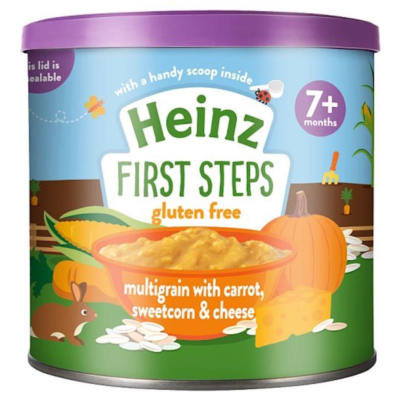 Heinz First Steps Multigrain Carrot Sweetcorn Cheese 200gr-London Grocery