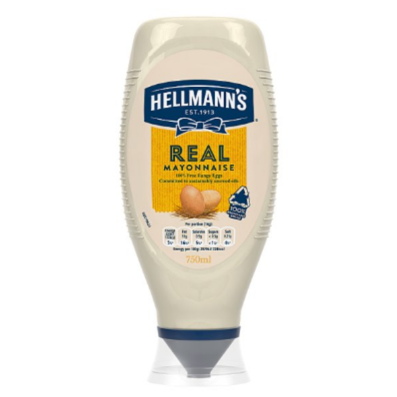 Hellmann's Mayonnaise Real 750g x 6 - London Grocery