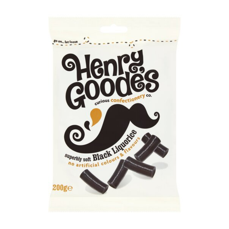 Henry Goode's Soft Eating Liquorice 200gr-London Grocery