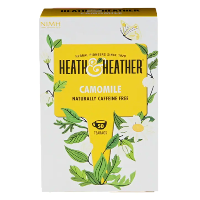 Heath & Heather Camomile 50 Tea Bags | London Grocery