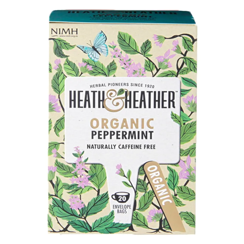 Heath & Heather Organic Peppermint Tea | London Grocery