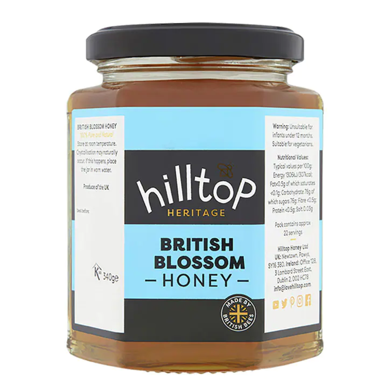 Hilltop Honey British Blossom 340g | London Grocery