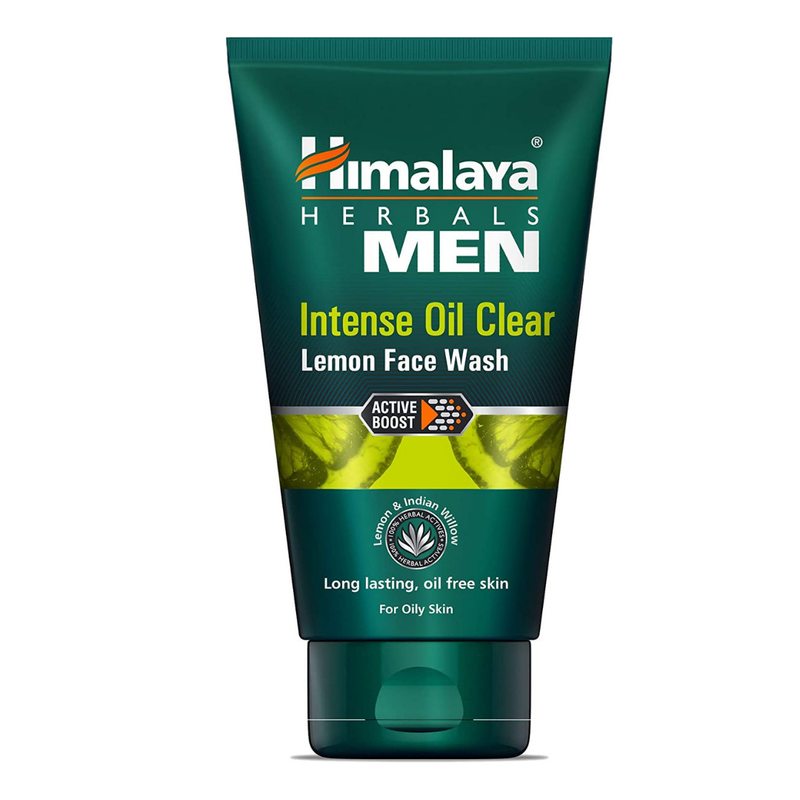 Himalaya Intense Oil Clear Lemon Mens Face Wash 150ml-London Grocery