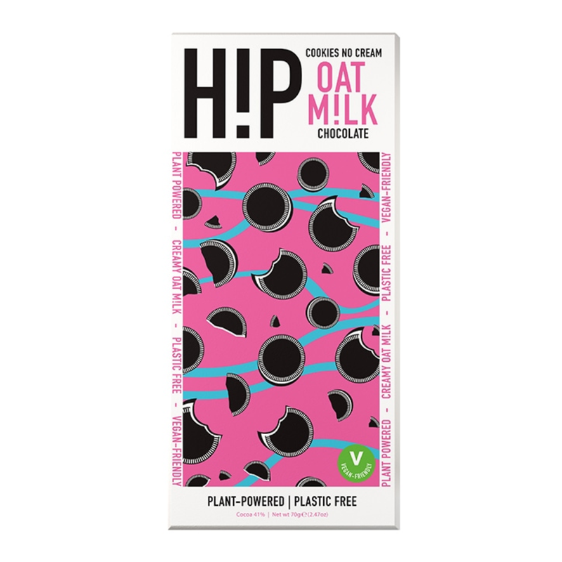 HiP Chocolate Cookies NO Cream Oat Milk Chocolate 70g | London Grocery