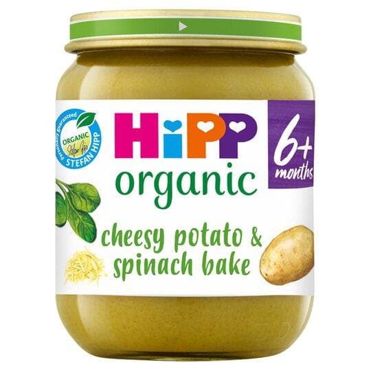 Hipp 4 Month Organic Cheesy Spinach & Potato Bake 125gr-London Grocery