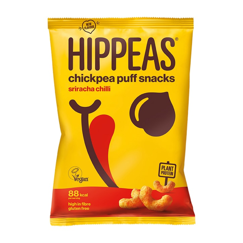 Hippeas Sriracha Chickpea Puffs 22g | London Grocery