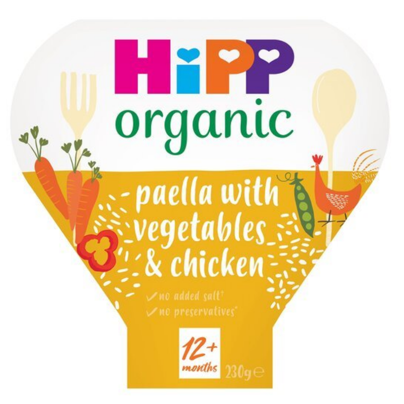Hipp Organic Paella With Mixed Vegetable & Chicken 230gr-London Grocery