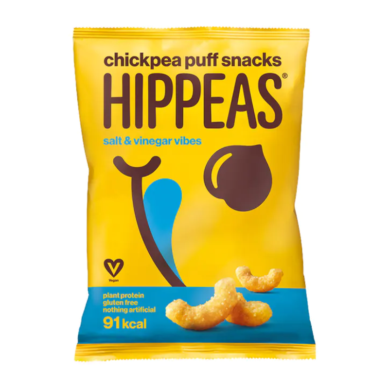 Hippeas Salt & Vinegar Vibes Chickpea Puff Snacks 22g | London Grocery