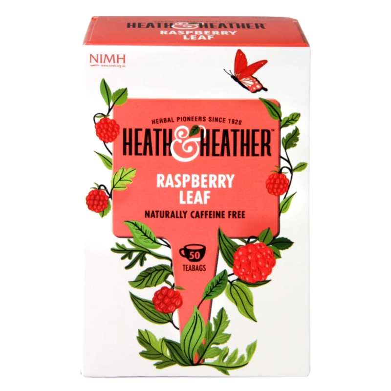 Heath & Heather Raspberry Leaf 50 Tea Bags | London Grocery