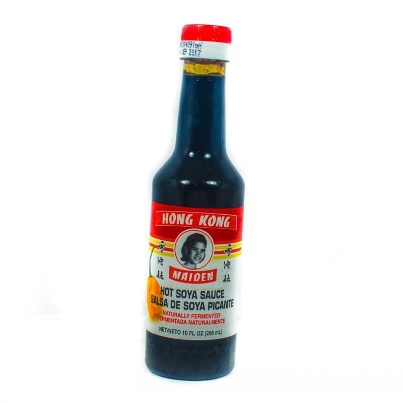 Hong Kong Maiden Hot Soy Sauce (Jamaica) 12 x 296ml  | London Grocery
