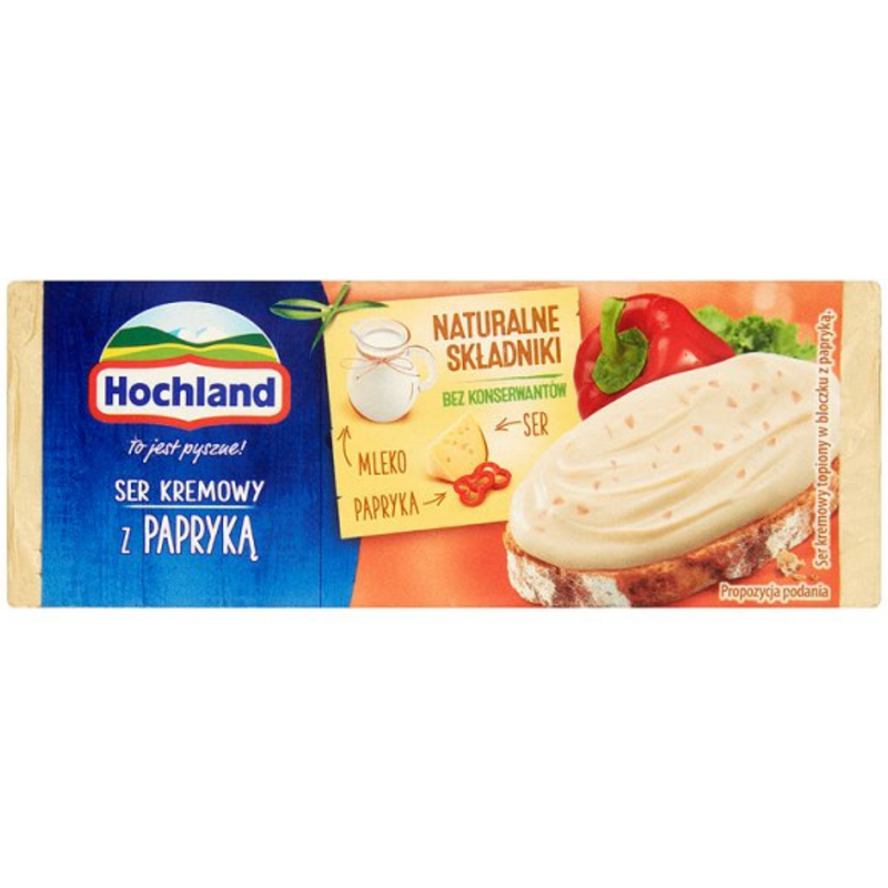 Hochland Block Cheese with Paprika 90gr-London Grocery