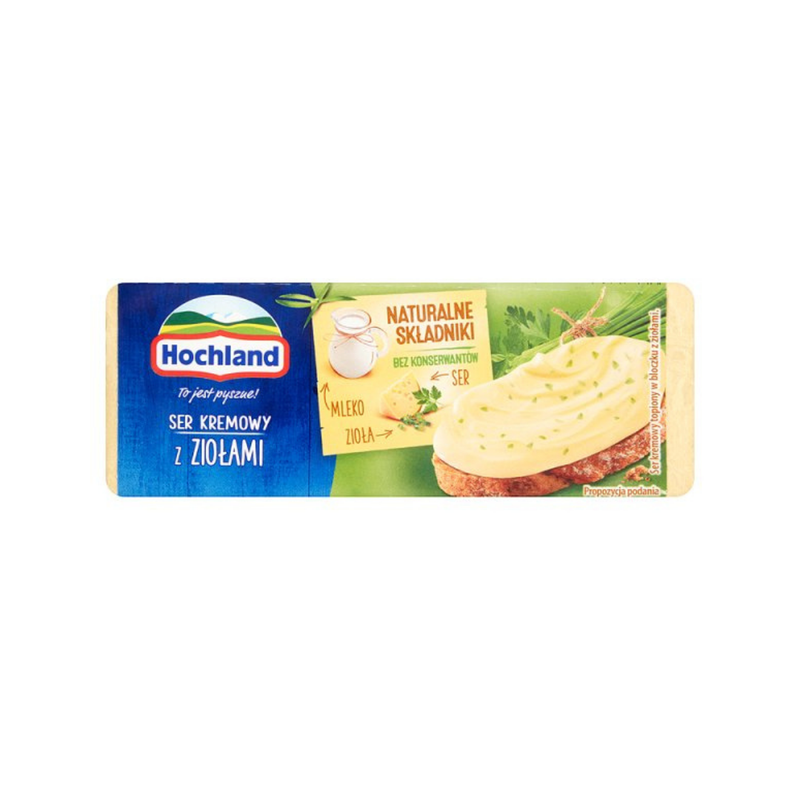 Hochland Block Cheese with Herbs Spread 90gr-London Grocery